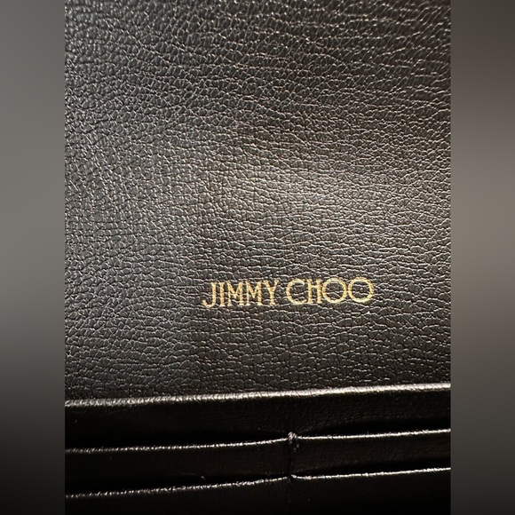 Genuine Jimmy Choo Martina Continental black leather long wallet - Picture 7 of 15